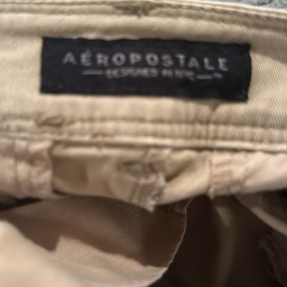 Aeropostale Khaki Curvy Classic Twill Pant Size 4 Short - Picture 6 of 8